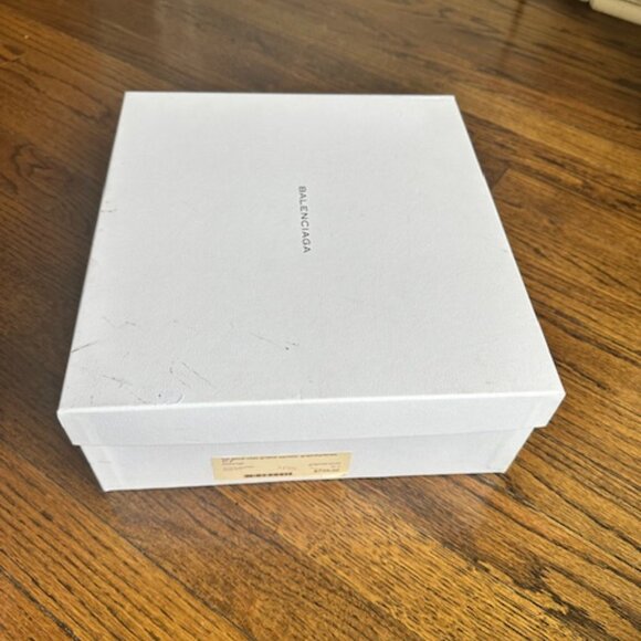 Balenciaga Glove Slingback Sandal, Graphite/Straw, Women's Size 37.5 - Picture 7 of 10